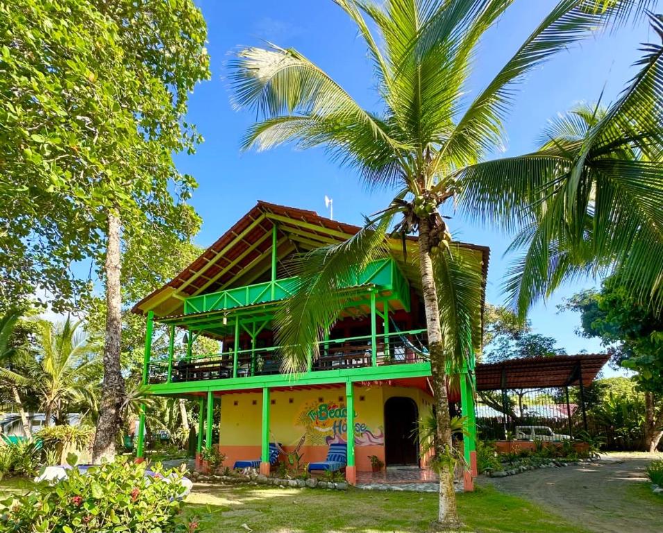 Beachfront with mountain view